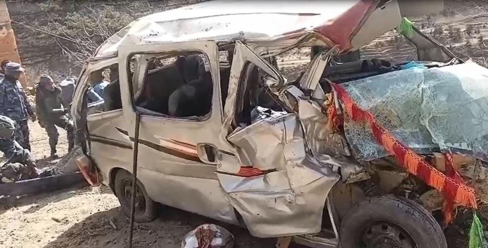 जुम्लामा जीप दुर्घटना :सात जना घाइतेको सशस्त्र प्रहरीद्वारा उद्वार