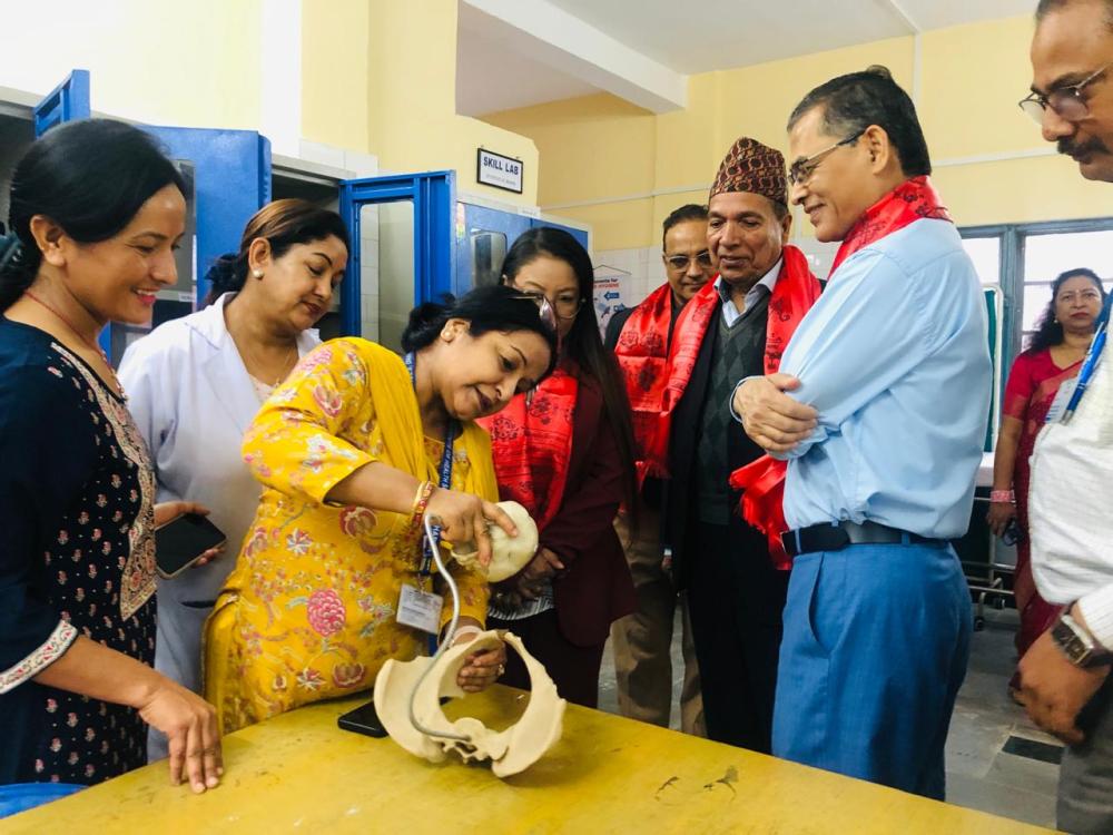 वी.पी. कोइराला स्वास्थ्य विज्ञान प्रतिष्ठान, धरानमा अत्याधुनिक नर्सिङ्ग स्किल्स ल्याब उद्घाटन