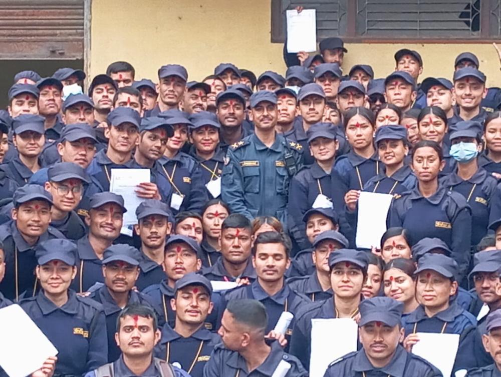 निर्वाचन प्रहरीको बिदाई