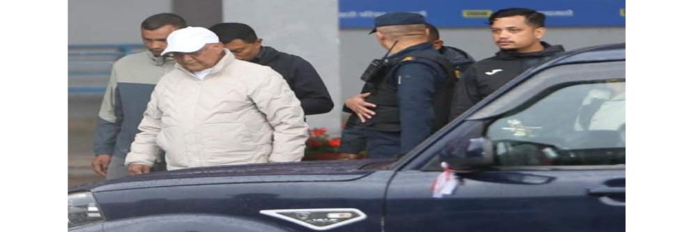 स्वास्थ्य जाचका लागि ओलीलाई लगियो अस्पताल, जाँचसकेपछि पुन प्रहरी परिसरमै ल्याइने