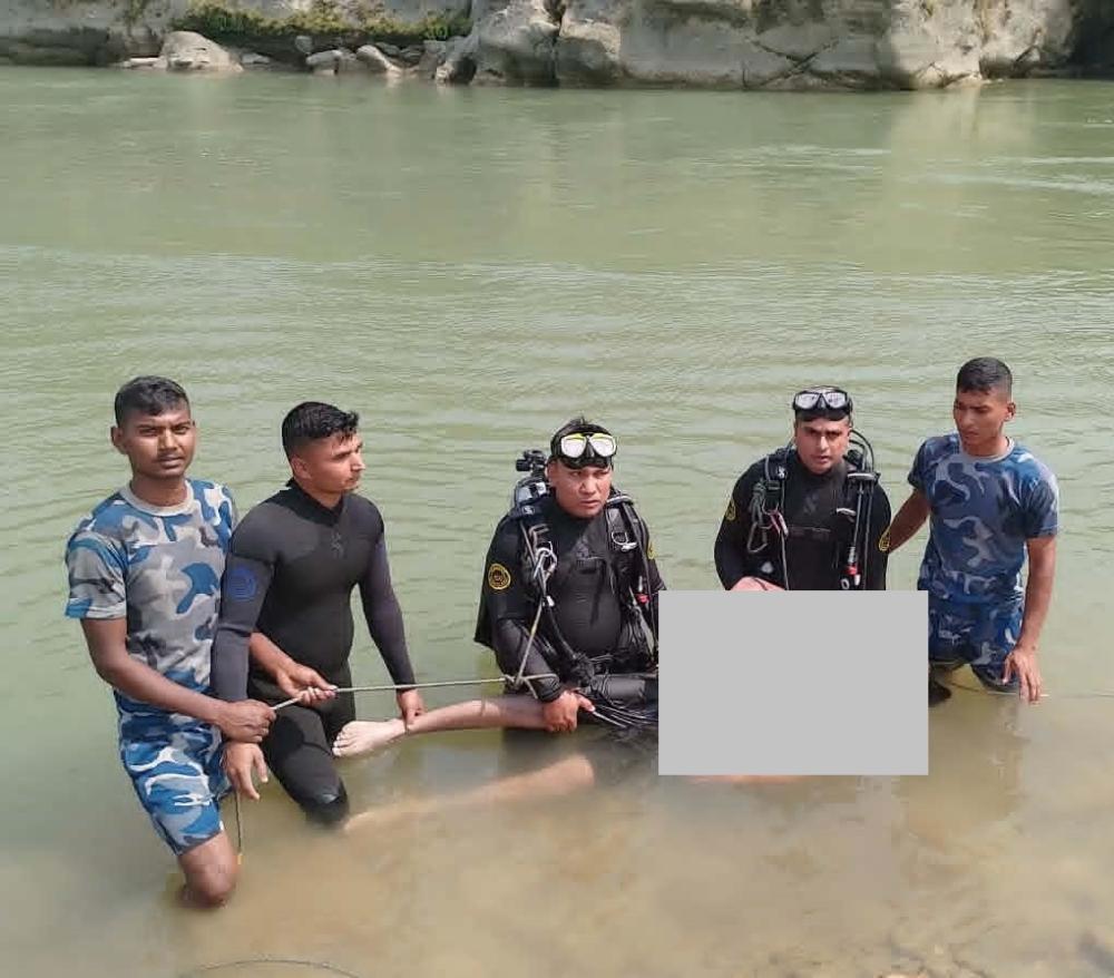 पौडी खेल्ने क्रममा बेपत्ता युवकको शव फेला