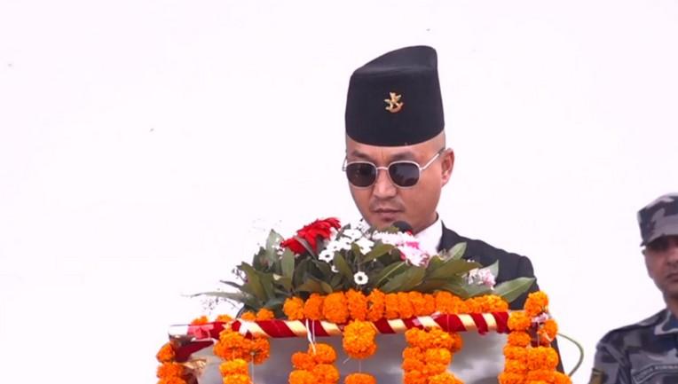 सशस्त्र प्रहरीलाई व्यावसायिक र दक्ष बनाउन सरकार प्रतिवद्ध छः गृहमन्त्री गुरुङ