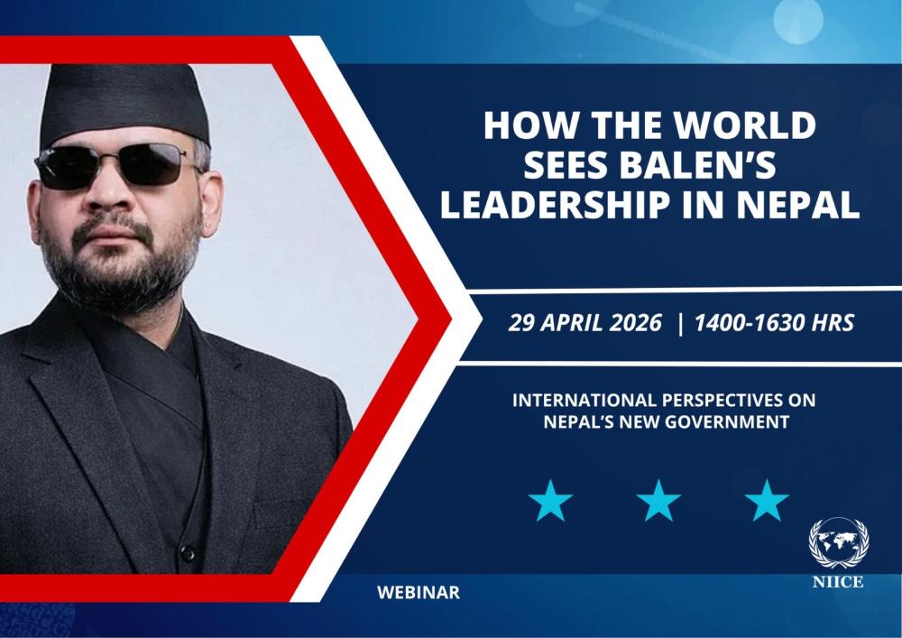 एन.आई.आई.सी.ई द्वारा बालेन शाहको शासनबारे अन्तर्राष्ट्रिय बहसको आयोजना