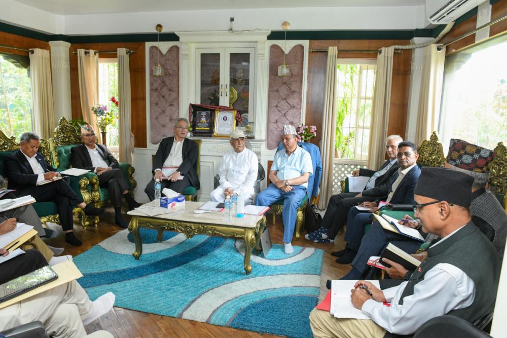 एमाले सचिवालय बैठक शुरुः नेताहरूको कार्यविभाजन र जिम्मेवारी बाँडफाँटलाई अन्तिम रूप दिइने