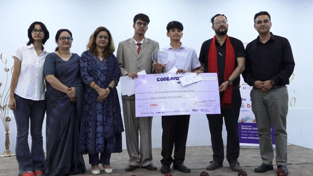 कोडेभर ७.०ः विश्वस्तरको एआई तथा रोबोटिक्स प्रतियोगितामा ६ नेपाली टोलीलाई अन्तर्राष्ट्रिय पुरस्कार