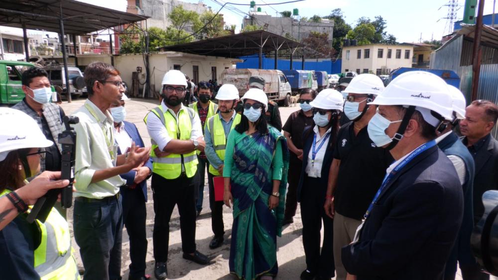 टेकुमा निर्माणाधिन फोहोर स्थानान्तरण केन्द्र मंसिरभित्र सञ्चालनमा ल्याउने तयारी