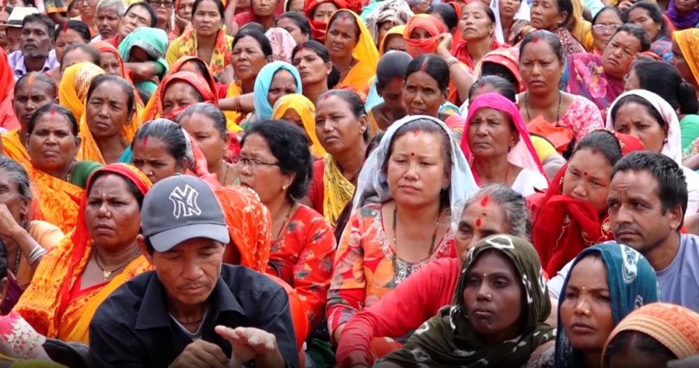 माईतीघरमा लघुवित्तपीडितको सामुहिक आमरण अनशन तेस्रो दिन पनि जारी
