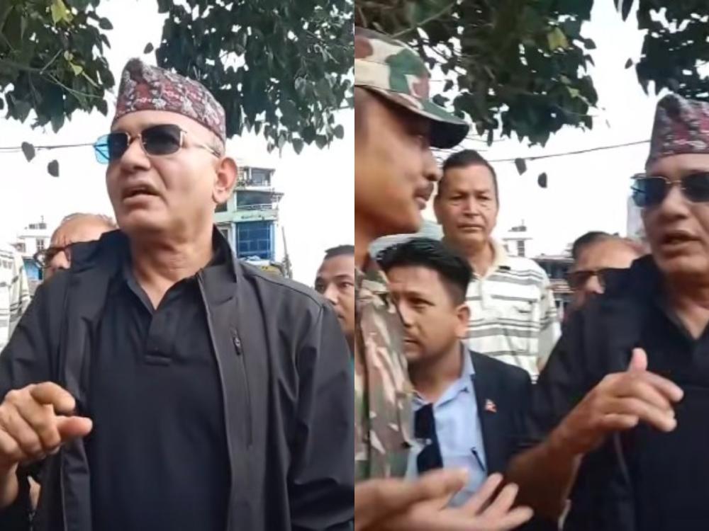 प्रधानमन्त्रीको आदेश छ भन्दै सेनाको जग्गामा डोजर: सांसद राजुनाथ पाण्डेको कदमको सर्वत्र आलोचना