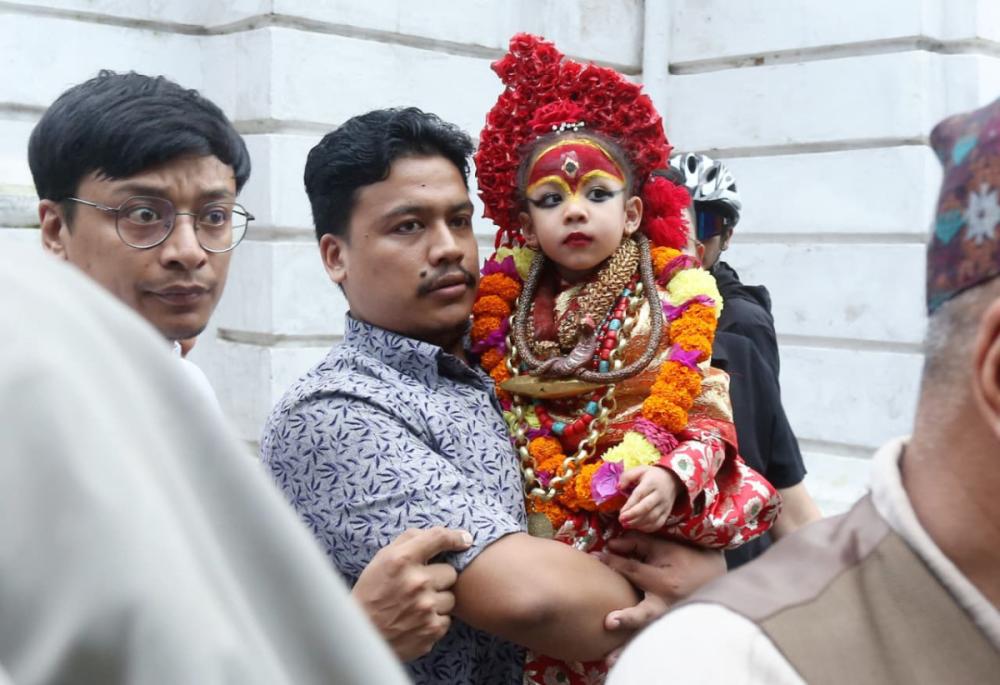 क्वाँटी पूर्णिमाको तयारीः हनुमानढोका ल्याइयो चाङ्गुनारायणको कलश