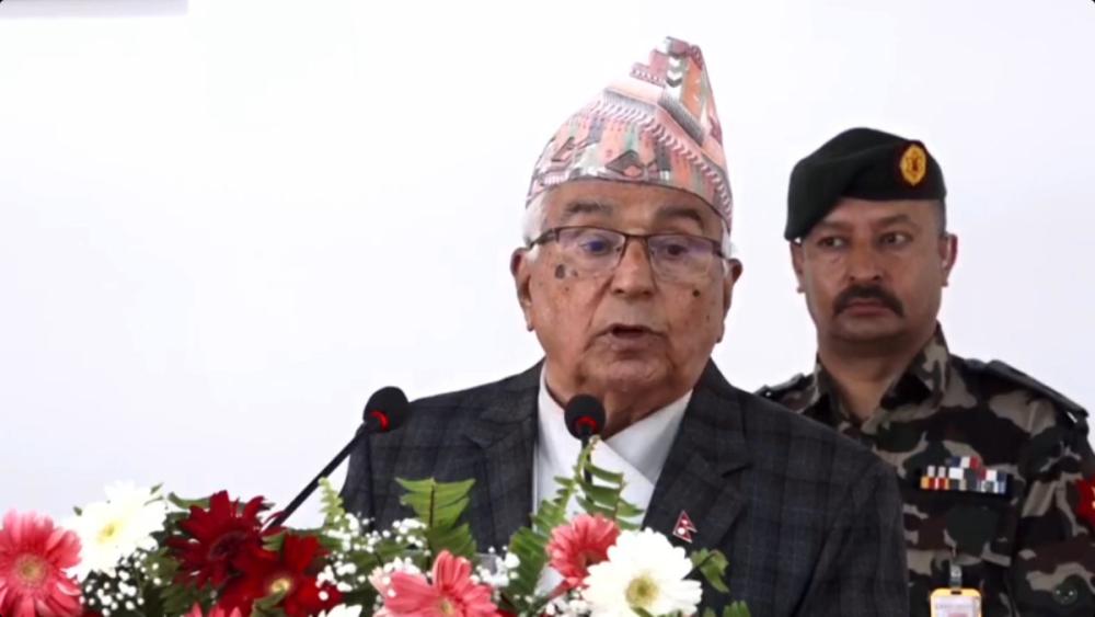 नेपाली जनताले प्रभावकारी सेवा प्रवाह, मुलुकको तिब्र विकास, शान्ति चाहेका छन्ः राष्ट्रपति