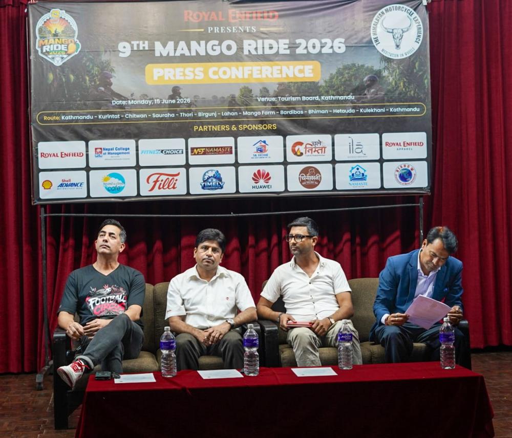 मोटरसाइकल यात्रामार्फत् नेपालको पर्यटन प्रवद्र्धन गर्न ‘म्याङ्गो राइड’–२०२६ हुँदै